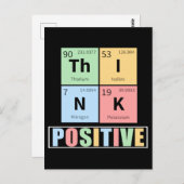 周期元素科学者実験化学者 ポストカード (正面/裏面)