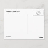 周期性セミ大型昆虫マクロ写真 ポストカード (裏面)