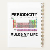 周期性ルール・マイ・ライフ周期表ユーモア プランナー手帳 (裏面)