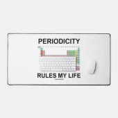 周期性規則自分のライフ周期表要素 デスクマット (キーボード&マウス)