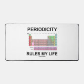 周期性規則自分のライフ周期表要素 デスクマット (正面)