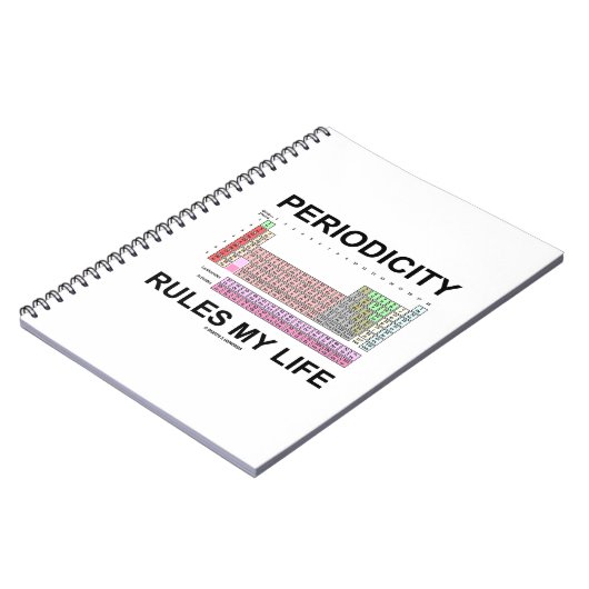 周期性規則自分の寿命(周期表) ノートブック (左側)