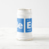 周期的なビール ビールジョッキ (中央)