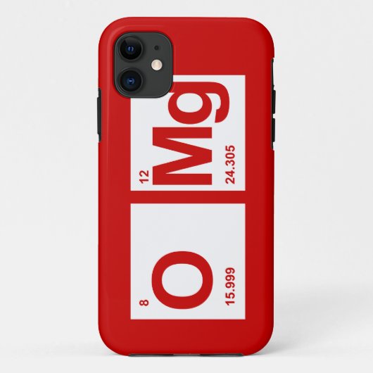 周期的なOMg Case-Mate iPhoneケース (裏面)