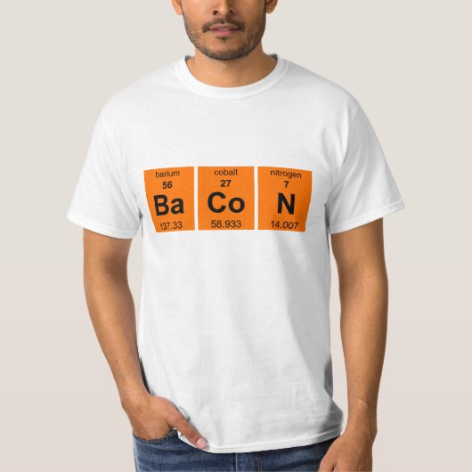 周期的にベーコン Tシャツ (正面)