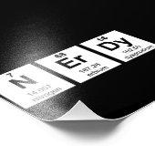 周期的に長い要素シンボル フォトプリント (角)
