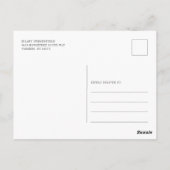 周期表おもしろい化学ユーモアカスタム ポストカード (裏面)