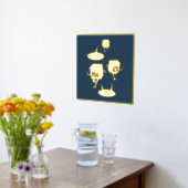 周期表おもしろい化学Gag金ゴールド 箔ポスター (レイダウン (キッチン))