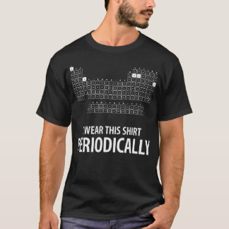 周期表で笑う化学 Tシャツ