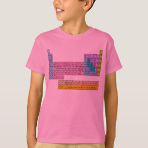周期表のおもしろいのグラフィックのティー Tシャツ