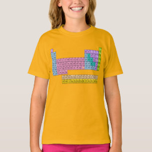 周期表のおもしろいのグラフィックのティー Tシャツ