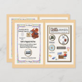 周期表のドラゴン - ルテニウム ポストカード (正面/裏面)