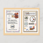 周期表のドラゴン - ルテニウム ポストカード (裏面)