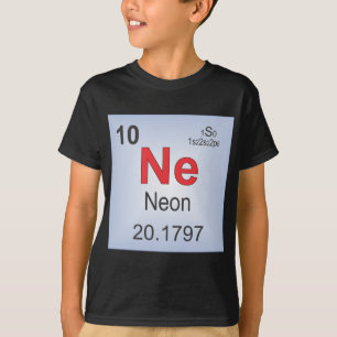 周期表のネオン個々の要素 Tシャツ