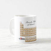 周期表のマグ- Tavolaのperiodica suのtazza コーヒーマグカップ (正面左)