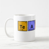 周期表の先生の感謝 コーヒーマグカップ (左)