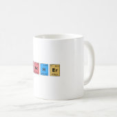 周期表の先生 コーヒーマグカップ (正面右)