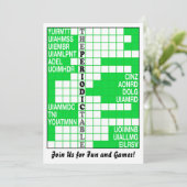 周期表の単語の争奪の招待 招待状 (スタンド正面)