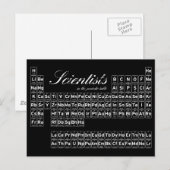 周期表の科学者 ポストカード (正面/裏面)
