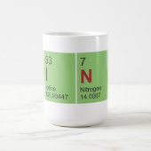 周期表の要素のコーヒー・マグを考えて下さい コーヒーマグカップ (中央)