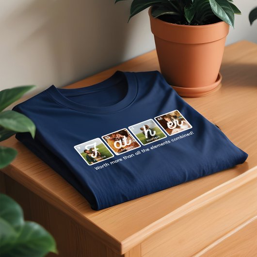 周期表の要素ハッピーファーザーの日 トライブレンドTシャツ