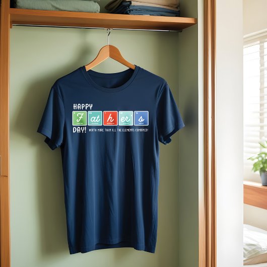 周期表の要素ハッピーファーザーの日 トライブレンドＴシャツ