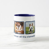 周期表の要素ハッピーファーザーの日 マグカップ (中央)