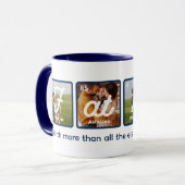 周期表の要素ハッピーファーザーの日 マグカップ (正面左)