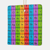 周期表の要素 セラミックオーナメント (左)