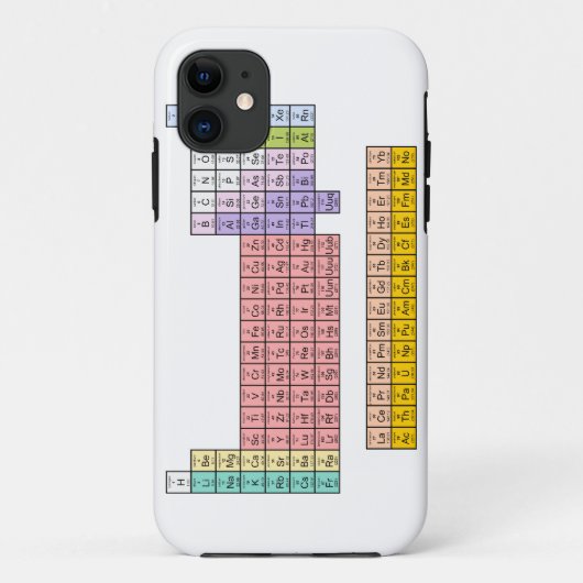 周期表のiphone 5の場合 Case-Mate iPhoneケース (裏面)