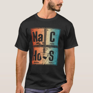 周期表インスパイアおもしろい要読素Nachos M Tシャツ