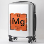 周期表シール – マグネシウム シール (スーツケース)