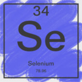 周期表シール – Selenium シール (正面)