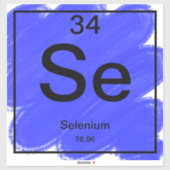 周期表シール – Selenium シール (シート)