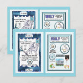 周期表ドラゴン - カルシウム ポストカード (正面/裏面)