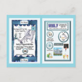 周期表ドラゴン - カルシウム ポストカード (裏面)