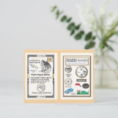 周期表ドラゴン - プラチナ ポストカード (スタンド正面)