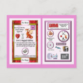 周期表ドラゴン - ルテチウム ポストカード (裏面)