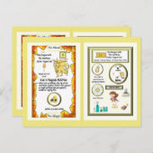 周期表ドラゴン - 硫黄 ポストカード (正面/裏面)