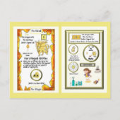 周期表ドラゴン - 硫黄 ポストカード (裏面)