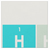 周期表パターンの要カラフル素 ファブリック (クローズアップ)