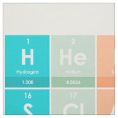周期表パターンの要カラフル素 ファブリック (見本)