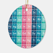 周期表パターンの要素 セラミックオーナメント (左)