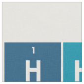 周期表パターンの要素 ファブリック (クローズアップ)