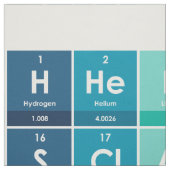 周期表パターンの要素 ファブリック (見本)