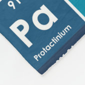 周期表パターンの要素 フリースブランケット (角)