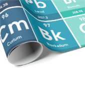 周期表パターンの要素 ラッピングペーパー (ロールコーナー)