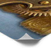 周期表ベリリウム原子番号#4ポスター ポスター (角)