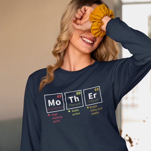 周期表ユーモアのある母の日 Tシャツ