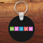 周期表化学おもしろい キーホルダー (正面)